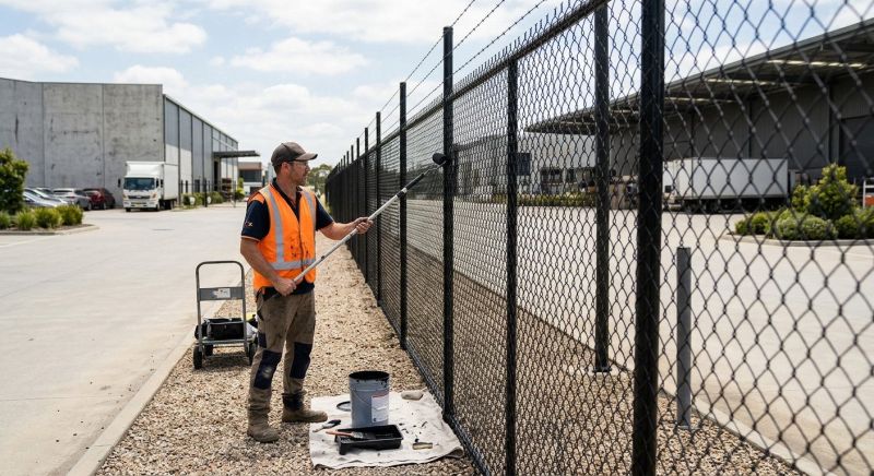 Commercial Fence Painting in Boulder, CO
