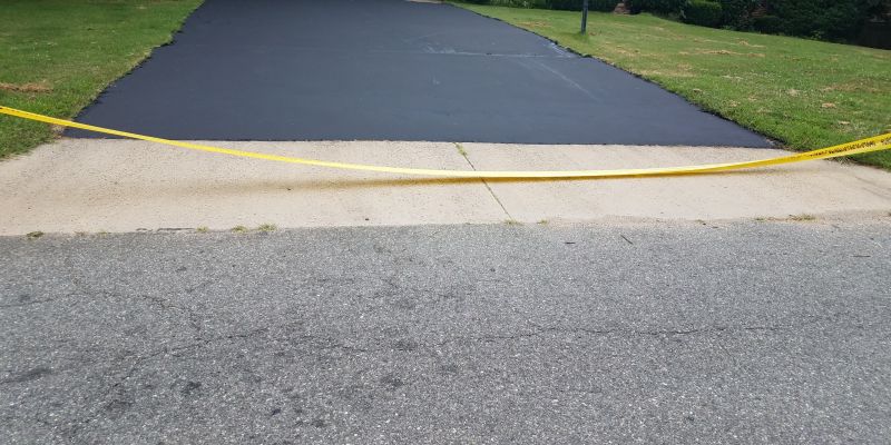 Driveway Painting in Summer